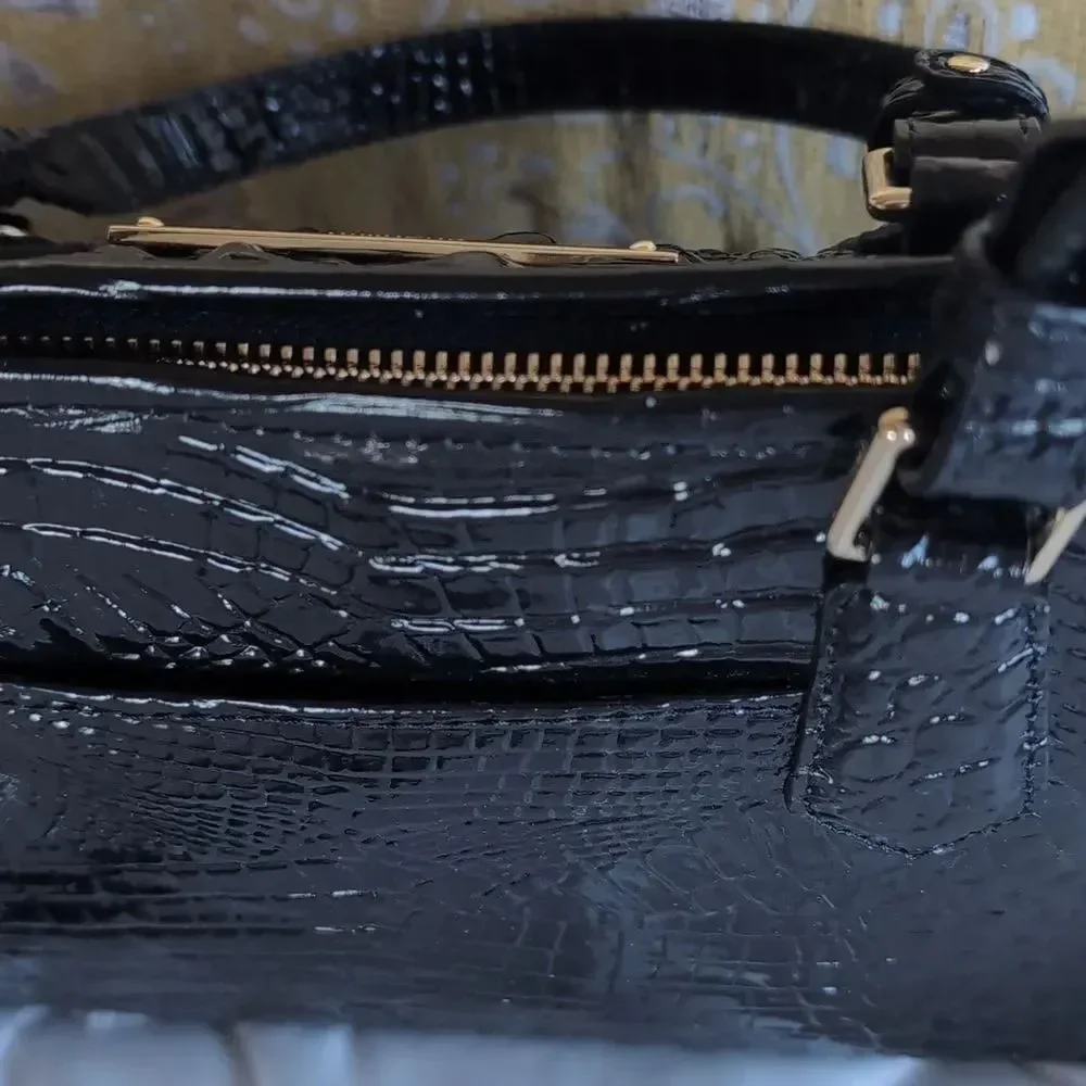 BRAHMIN MINI ASHER ♣️Melbourne Black NWOT